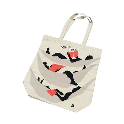 The New Yorker Recline Readers Limited Edition Tote Bag - Image 1 of 4