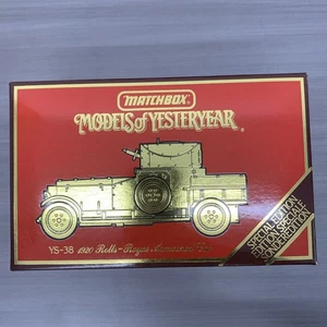 Matchbox Models of Yesteryear YS38 1920 Rolls Royce Armoured Car Special Edition - Picture 1 of 4