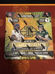 2021 Panini Illusions NFL Football Factory Sealed Mega Box - Picture 1 of 2