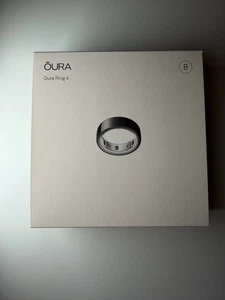 Oura Ring Gen 4 - Black - Size 8 - BRAND NEW & SEALED - Picture 1 of 5