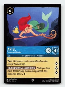 Ariel 139/204 Super Rare Ursula's Return Lorcana Card - Picture 1 of 2