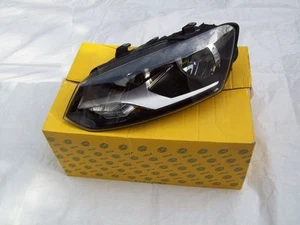 VW Polo Hella MK5 Twin Headlight Halogen H7 Front Left 1LE247051031 2009-2014 - Picture 1 of 8