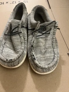 Hey Dude Wally Jugend Stretch grau Halbschuhe Größe 5 - Bild 1 von 8