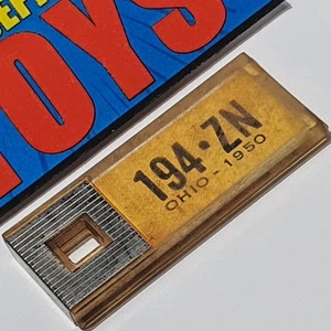 Vintage Disabled American Veterans MINI LICENSE Key Chain Ohio 1950 DAV - Picture 1 of 8