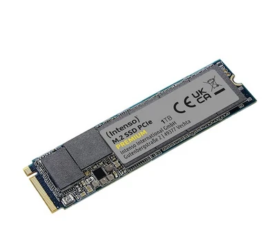 Intenso 1TB M.2 SSD PCIe Premium, up to 2100 MB/s, (PCI Express Gen.3x4 NVMe 1.3 - Image 1 of 4