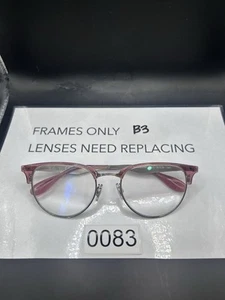 Ray-Ban RB6396 3131 Transparent Lila auf Silber Brille Vollrand 51-19-140 - Bild 1 von 7