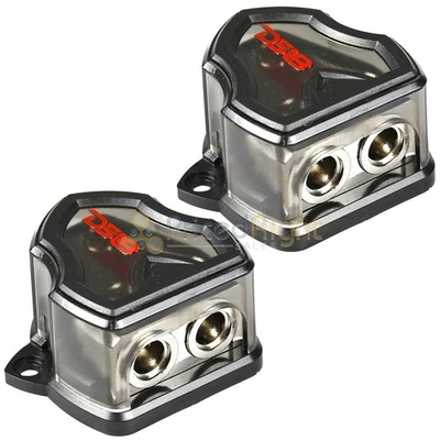 DS18 0 Gauge to Dual 0 Gauge Output Ground Distribution Blocks DB1020 Pair - Image 1 of 4