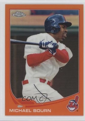2013 Topps Chrome Retail Orange Refractor Michael Bourn #74 - Image 1 of 2