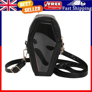 Mujeres Embragues Moda Transparente Bolso de Viaje PVC + PU Bolso sin asas (Negro S). - Imagen 1 de 5