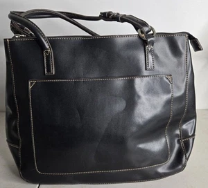 Mondani Handtasche dunkelbraun Kunstleder - Bild 1 von 3