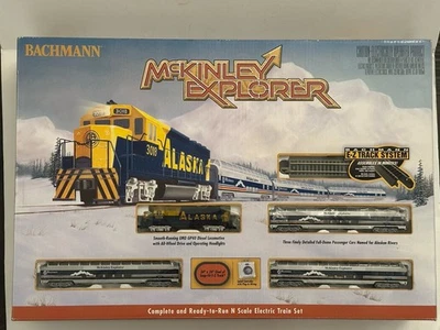 Bachmann N Scale 24023  McKinley Explorer Alaska Train Set #3018 - Image 1 of 4
