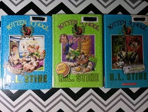 Lot Of 3 Rotten School Books RL Stine EX LIBRARY COPIES - Bild 1 von 23