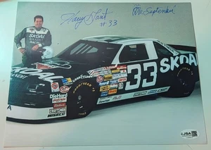 Harry Gant signed 8x10 Foto handsigniert JSA COA NASCAR Mr. September beschriftet - Bild 1 von 1