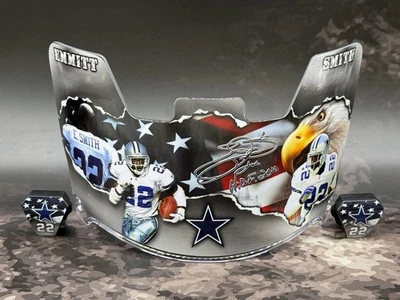 Visera personalizada tamaño completo Emmitt Smith Foto 1 de 4