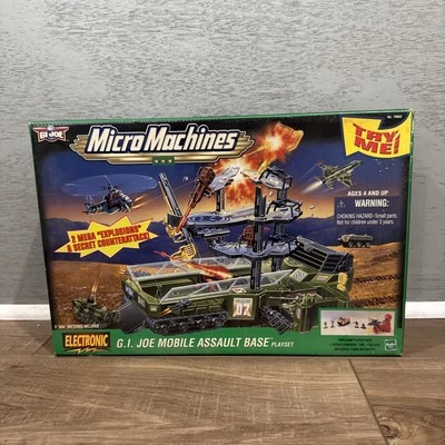 Vintage GI Joe Mobile Assault Base Playset Micro Machines 1999 Sealed - Image 1 of 4