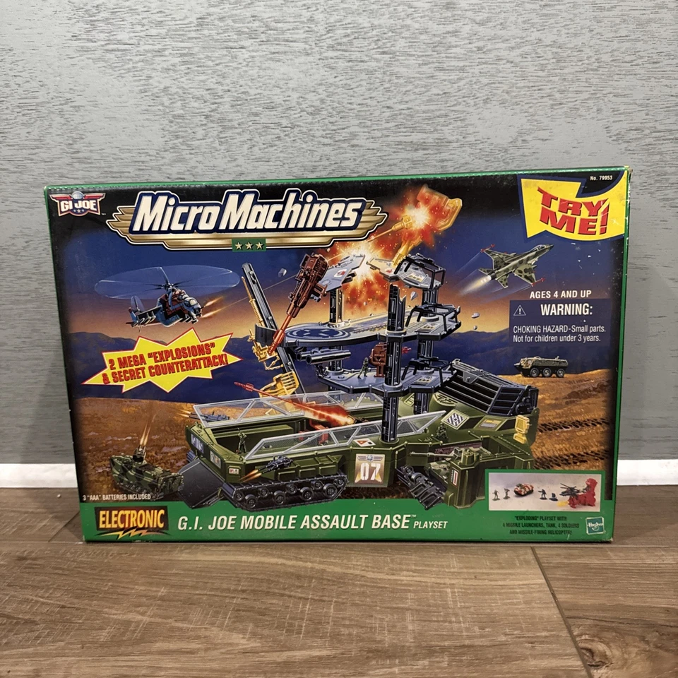Vintage GI Joe Mobile Assault Base Playset Micro Machines 1999 Sealed - Image 1 of 4