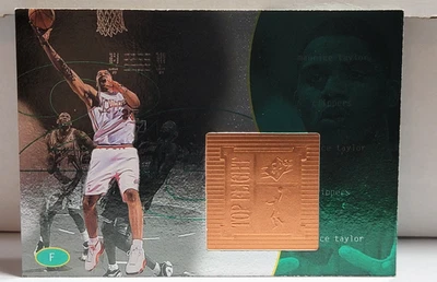 1998-99 Upper Deck SPx Finite MAURICE TAYLOR Clippers Top Flight Card #182 /3390 - Image 1 of 3