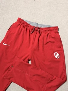 Oklahoma Sooners Hose Herren M rot Nike Training gefüttert Track OU - Bild 1 von 11