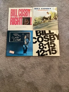 George Carlin And Bill Cosby 4 Funny Vinyls - Picture 1 of 10