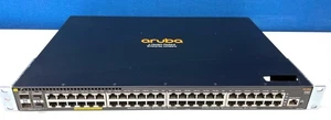 Conmutador de red administrado de 48 puertos Aruba HP 2930F PoE+ JL256A, garantía - Imagen 1 de 4