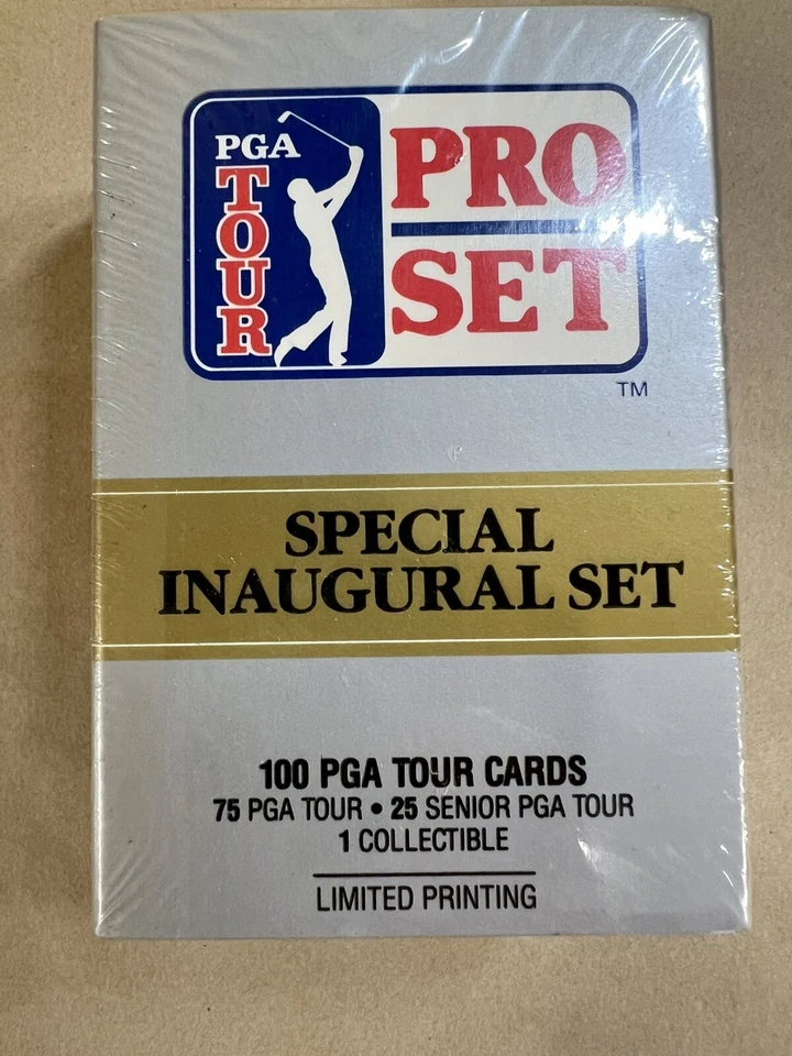 (4)1990 Pro Set PGA Tour Golf SEALED - Special Inaugural Set 100 Cards NEW! - Image 1 of 3
