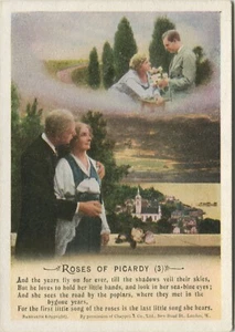 ROSAS DE PICARDÍA, BAMBFORTH, TARJETA DE CANCIÓN, GLAMOUR - Postal en miniatura - Imagen 1 de 2