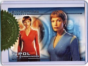 Star Trek Enterprise Season 2 T'Pol Season 3 Costume Preview Incentive #T1 /333 - Picture 1 of 2
