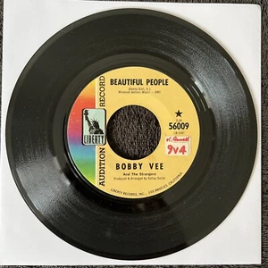 Bobby Vee – Beautiful People 7'' Vinyl PROMO US IMPORT 1967 TESTED EX VIDEO CLIP - Foto 1 di 4