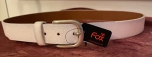 Fox Belt, Polyurethane, White, Width 3.2cm, Various Sizes - Picture 1 of 3