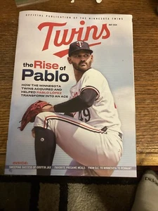 Minnesota Twins May 2024 Pablo Official Publication Program Magazine  - Picture 1 of 1