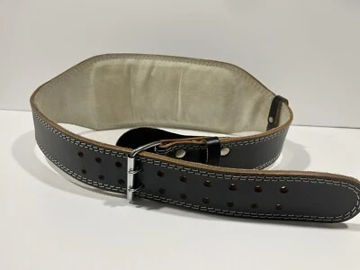 Пояс Valeo с подкладкой кожаный контурный 6 дюймов для тяжелой атлетики подъема с замшей размер XL - Изображение 1 из 4