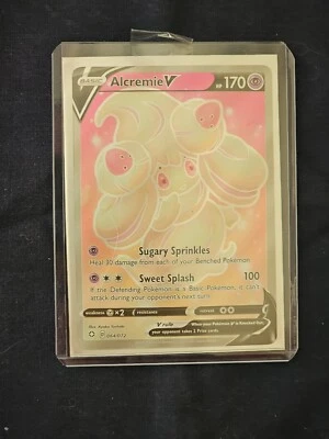 Pokémon TCG Alcremie V 064/072 Shining Fates Holo Ultra Rare - Image 1 of 2
