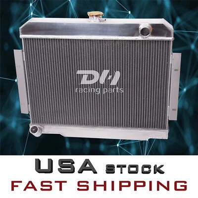 Radiador de 3 filas para 72-86 Jeep CJ5 CJ6 CJ7 81-85 Scrambler 74-75 Cherokee l4 l6 V8 Foto 1 de 4