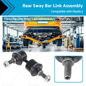 Rear Sway Bar Link Assembly Stabilizer Link Suitable for 04- Mazda 3 Ford Focus