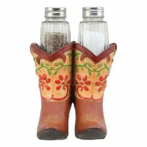 Cowgirl Boot Salt & Pepper Shakers - Picture 1 of 1