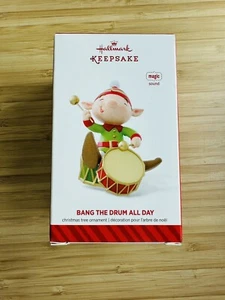 ADORNO DE NAVIDAD HALLMARK KEEEPSAKE - Golpea el tambor todo el día - Magia - Sonido - Imagen 1 de 1