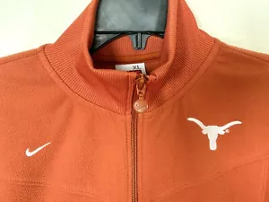 Giacca Pile Vintage Nike UT Texas Longhorns Arancione Bruciato - Gioventù XL - Foto 1 di 7