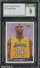 2012-13 Panini Stickers #217 Kobe Bryant Los Angeles Lakers HOF CSG 9 MINT