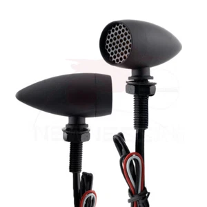 3 cables intermitente de señal de giro luz negra bala motocicleta para Harley - Imagen 1 de 12