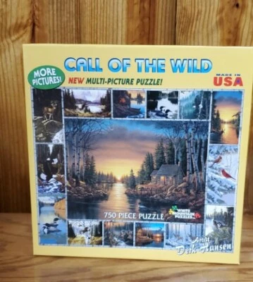 Call Of The Wild Jigsaw Puzzle 1000 Pc Derk Hansen White Mountain Nature Sealed - Image 1 of 4