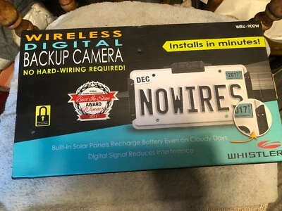 Whistler Wireless Digital Backup Camera No Hard-Wiring, WBU-900C, WITH MONITOR - Image 1 of 4