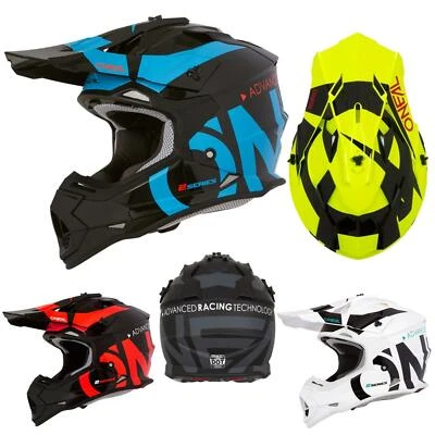 O'Neal 2SRS RL Slick Moto Cross Helm MX Enduro Offroad ATV Quad Motorrad