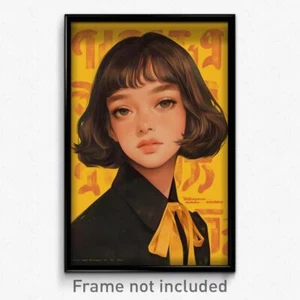 Thai Movie Poster - Girl Feeling Empathy, Rich Neck Ribbon (Thailand Art Print) - Picture 1 of 1