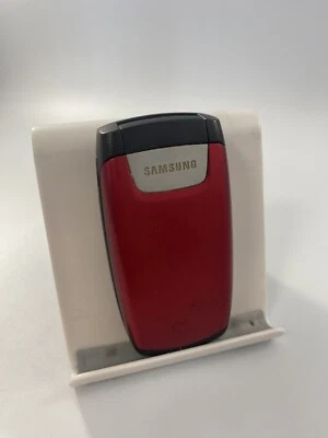 Samsung C260 Red Unlocked 600KB 1.5GB SMS Mobile Flip Phone Incomplete - Image 1 of 4