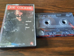 JOE COCKER -UNCHAIN MY HEART -   CASSETTE TAPE ALBUM 1987 - Picture 1 of 1