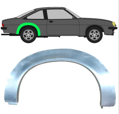Hinten Radlauf Blech für Opel Manta B 1975 - 1988 rechts - Bild 1 von 3