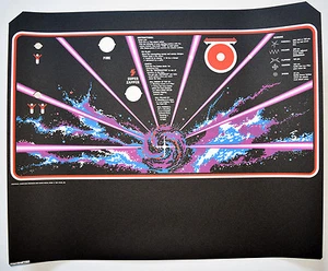 TEMPEST Full Sized Upright Control Panel Overlay Screen Printed from Atari Films - Picture 1 of 4