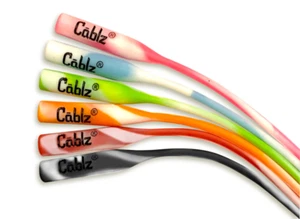 Cablz 16" Marbles Silicone Non-Adjustable Retainers - Choice of Colors - Picture 1 of 1