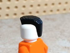 LEGO Mohawk Cabello Negro Afro Corto Rizado Afeitados Lados Afeitados Desvanecimiento Espalda Texturizada