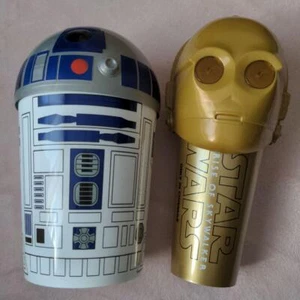 Star Wars R2-D2 Popcorn Eimer C3PO Getränkehalter Set - Bild 1 von 3